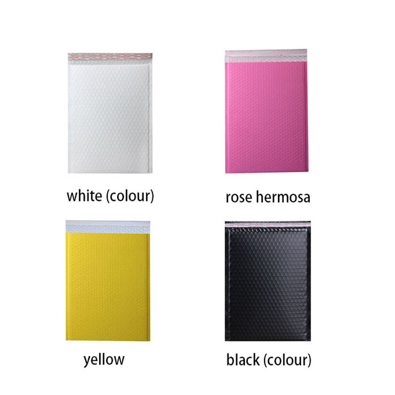 Busta imbottita della busta di spedizione della bolla di plastica colorata rosa stampata abitudine all'ingrosso della fabbrica